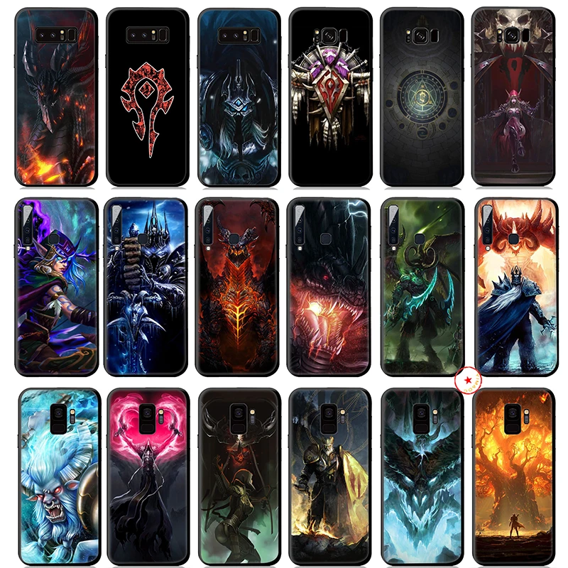 World Of Warcrafts Game Soft Silicone Case for Samsung Galaxy S10 S10e S9 S8 Plus S7 Edge Note 10 9 8 |