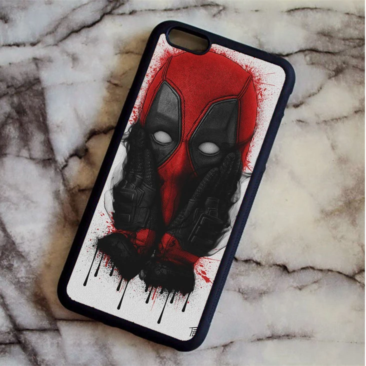 KETAOTAO Супермен Дэдпул Железный человек DC чехол для телефона s для iPhone 4S 5C 5S 6S 7 8 SE 5Plus XR XS Max Чехол Мягкий ТПУ резиновый силиконовый - Цвет: Красный