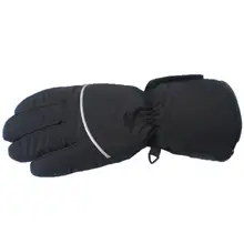 Зимние перчатки с подогревом унисекс, водонепроницаемые, регулируемые, с сенсорным экраном, теплые, для улучшения кровообращения рук