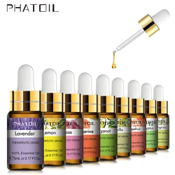 5ml Lavender Vanilla Essential Oil Diffuser Pure Natural Tea Tree Essential Oils Rose Sandalwood Ylang Ylang Shea Butter Oil