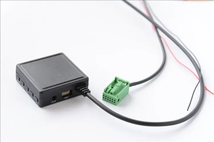 Автомобильный Bluetooth 5 0 беспроводной HIFI Aux микрофон адаптер TF USB флэш-накопитель