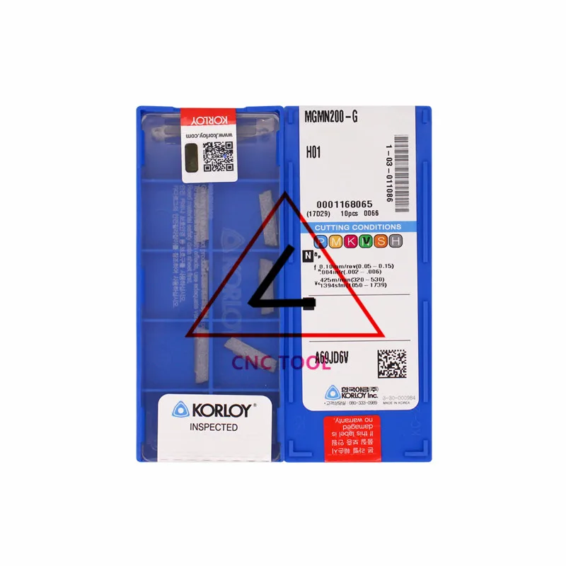 MGMN200-G H01 10pcs Original Korea KORLOY Cutting Tool |