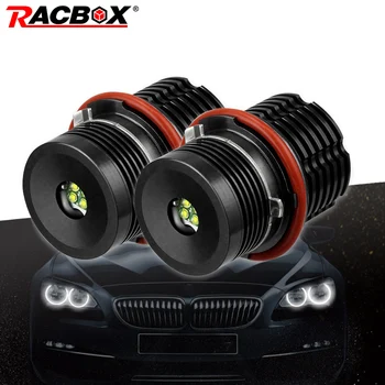 

2pcs LED Angel Eye For BMW 4 Excellent LED Chips White Super Bright Car Front Light Lamp for BMW E87 E39 E60 E61 E63 E65 E66
