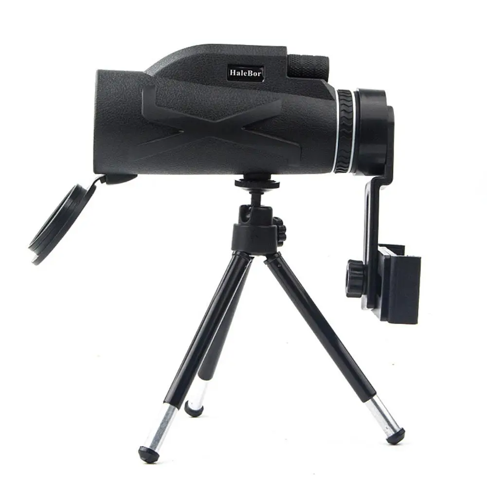 Профессиональный Монокуляр мощный телескоп для мобильного ночного видения 80X100 военный окуляр ручной объектив охотничий оптический