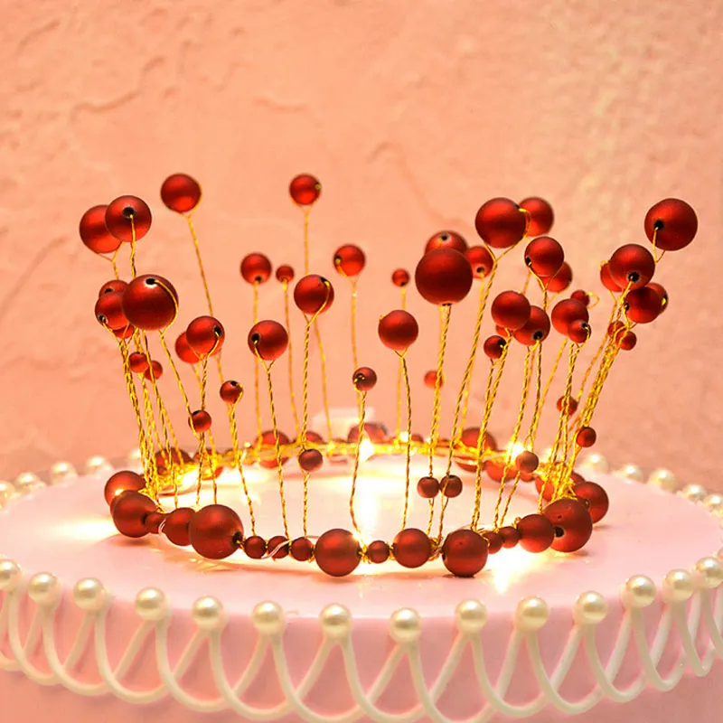 Флажки для кексов ручной работы жемчужная корона принцессы кухня торжество DIY креативный День рождения Свадебные детские украшения для вечеринки романтический
