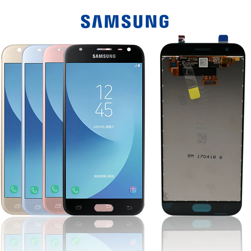 Orijinal 5 0 Samsung Galaxy J3 17 J330 J330f J3 Pro Lcd Ekran Icin Hicbir Olu Piksel Dokunmatik Ekran Sayisallastirici Meclisi Degistirme Cep Telefonu Lcd Leri Aliexpress