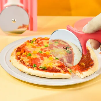 

1pc Pizza Cutter Stainless Steel Knife Cake Tools Pizza Wheels Scissors Ideal for Pizza Pies Waffles Dough Cookies kitchen tools