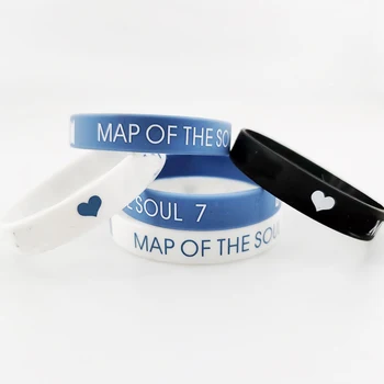 

KPOP Bangtan Boys Map Of The Soul 7 Silicone Hologram Bracelets JUNG KOOK JIMIN JIN SUGA J-HOPE Unisex Jewelry Lovers Gifts