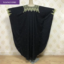 F836 AliExpress ebay мусульманский Хуэй вышитый бисером летучая мышь халат свободное Европейское и американское платье большого размера