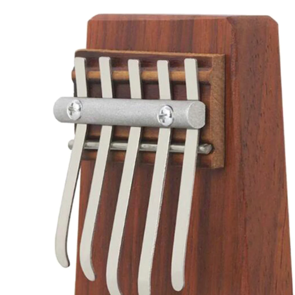 5 Key Kalimba Thumb Piano Finger Mbira Solid Rosewood Music Instrument Wood