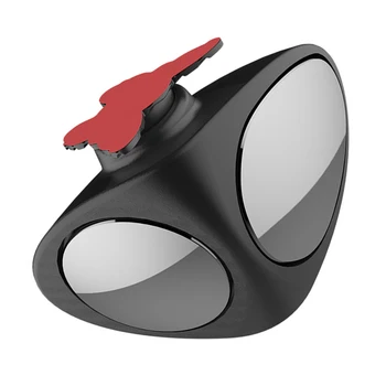 

Hot 360 Rotation Adjustable Convex Rear View Mirror View Car Blind Spot Mirror Wide Angle Mirror front wheel Car Assisted mirror