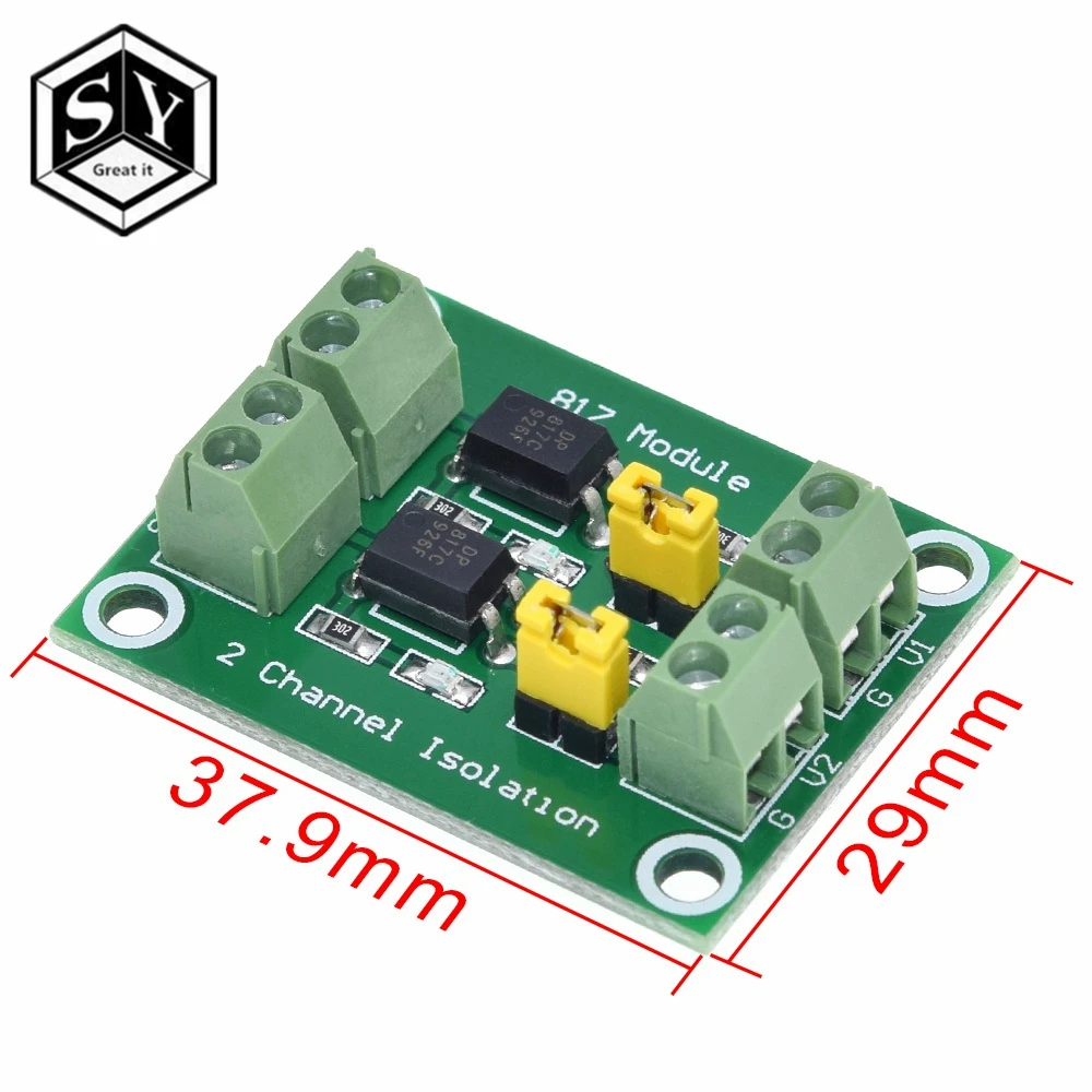 PC817 4 канальная оптопара изоляционная плата преобразователь напряжения адаптер модуль 3,6-30 в драйвер фотоэлектрический изолированный модуль PC 817