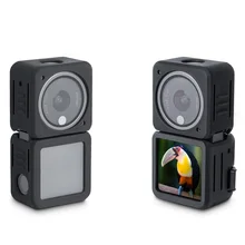 

For Dji Action 2 Soft Silicone Case Small and Light Dustproof Protective Case Anti-drop Frame Shell Sports Camera Accessories