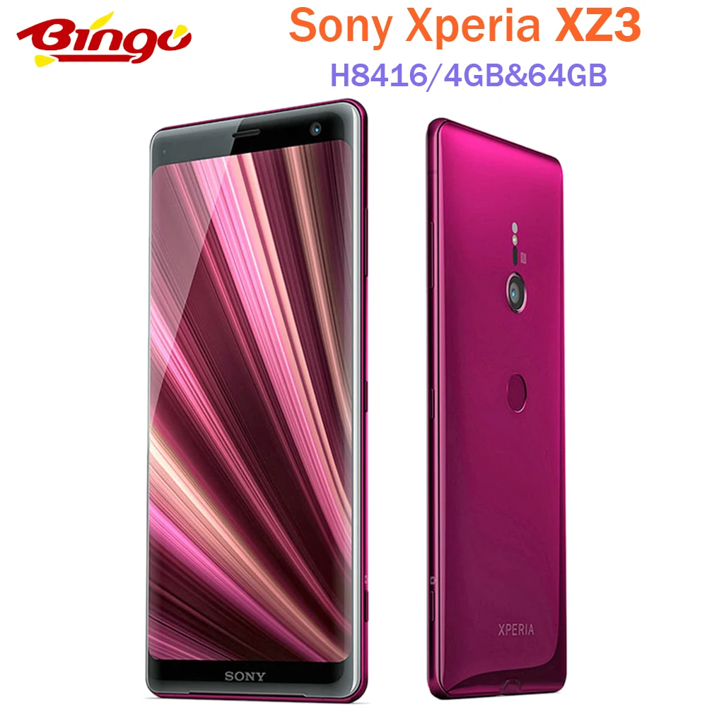 Sony Xperia XZ3 H8416 Android Teléfono Móvil 4G LTE 6,0 Octa core 4GB RAM 64GB ROM 19MP y 13MP NFC de huellas dactilares