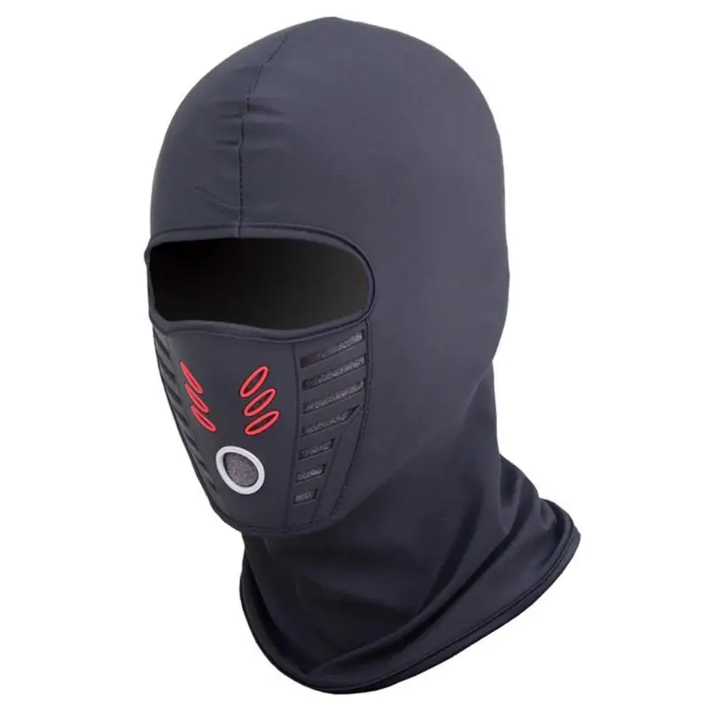 Winter Windproof Motorcycle Mask Polar Fleece Neck Warmer Thermal Balaclava Full Face Shield