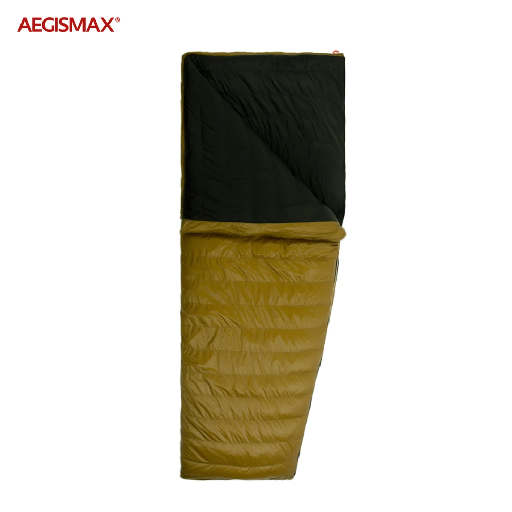Get  AEGISMAX LIGHT Splicing Winter Ultralight Sleeping Bag 800FP Goose Down Envelope Type Warm Sleeping