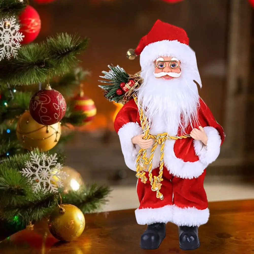 Рождественская Кукла Санта Клаус стоящая фигура Рождественская елка украшение Shopwindow декоративные украшения Рождественский подарок