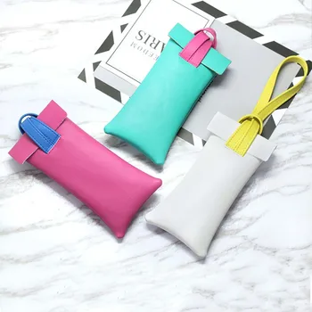 

1PC New Trendy Portable Multi-function Bag Microfiber Glasses Holder Box Storage PU Bag For Sunglasses