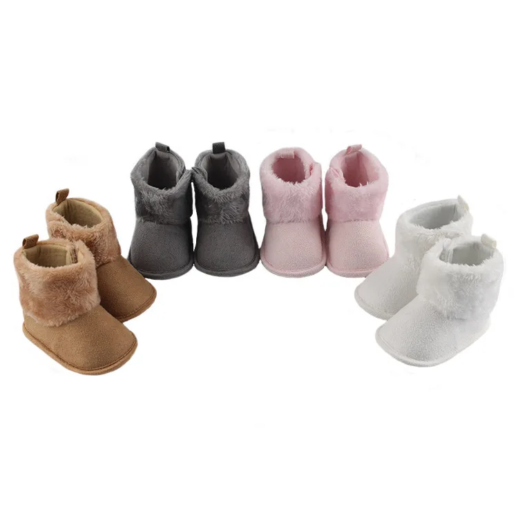 

Autumn And Winter Babies' Toddler Shoes 0-1-Year-Old Warm Baby Infant Warm Furry Snow Boots