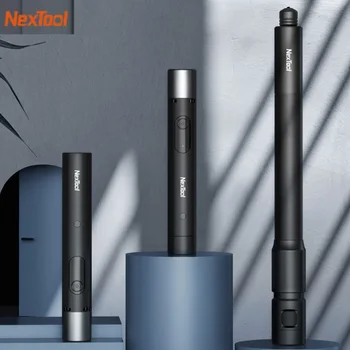 

New Nextool Multifunctional Flashlight with Camera Detector Window Breaker Sound and Light Alarm High Voltage Arc Safety Tools