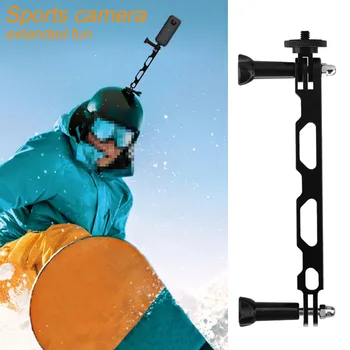 

Lightweight Easy Install Extension Arm Universal Stick Pole Helmet Mount Action Camera Bracket Aluminum Alloy For Gopro Hero 8 7