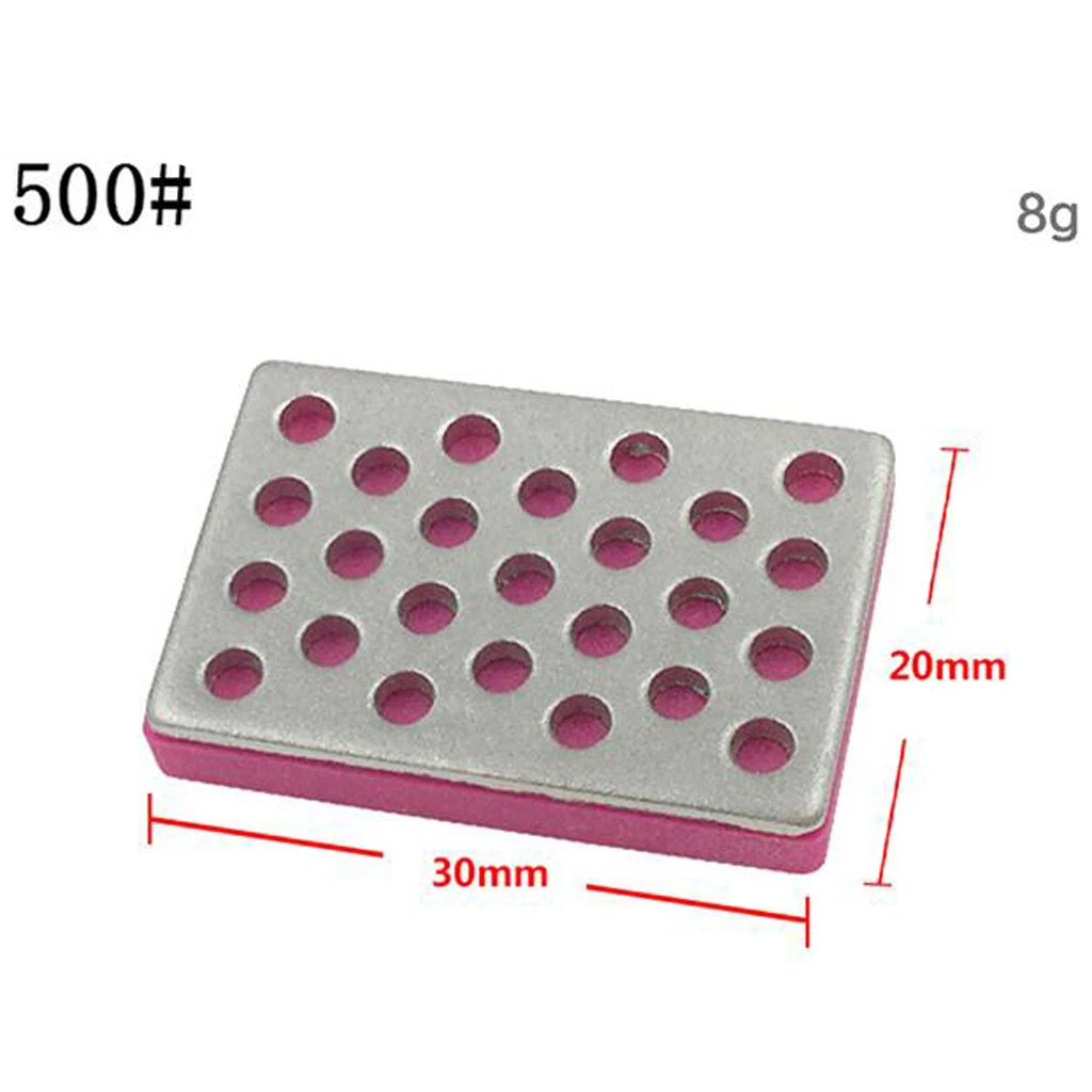 4 Pack Diamond Whetstone Small Sharpener Diamond Stone Sharpening Tools - Coarse / Fine / Extra-Fine Sharpening Honing