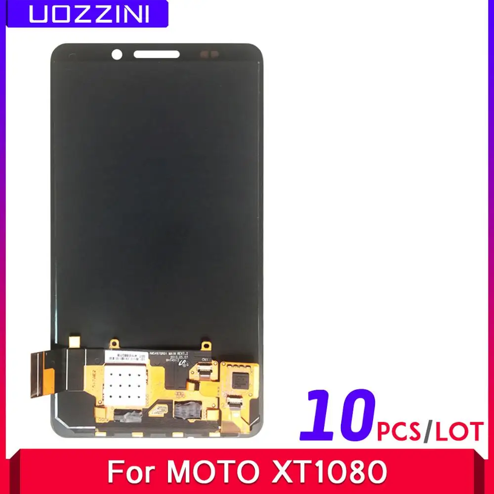 

10 Pcs 100% Tested For Motorola Moto Droid Ultra XT1080 Maxx XT1080M LCD Display Touch Screen Digitizer Assembly Replacement