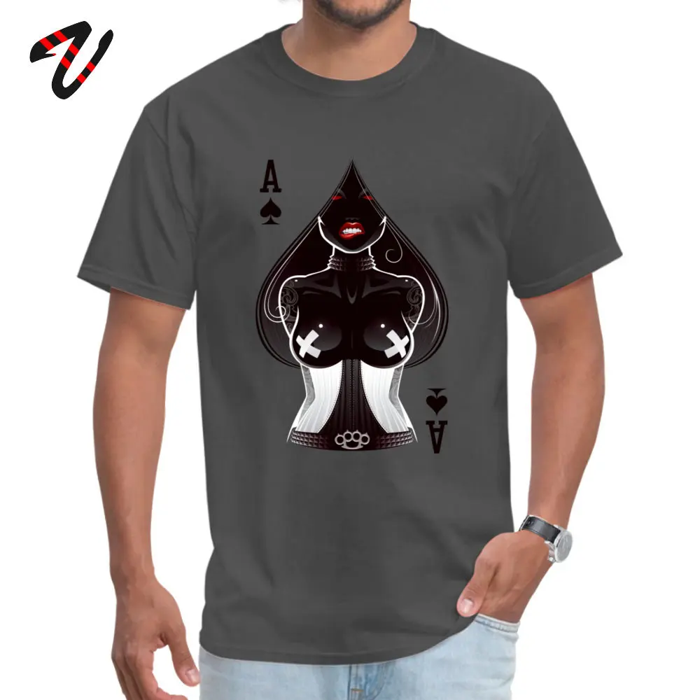 Ace Pure Cotton Summer _white Tops Shirt Coupons Short Sleeve Men's Tshirts Funny Summer Sweatshirts O Neck Top Quality Ace_2075 carbon