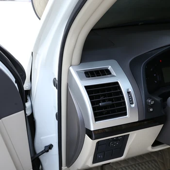 

2PS Car ABS Interior Air Conditioning Outlet Decoration Frame For Toyota Land Cruiser Prado FJ150 150 2018 Year Accessories