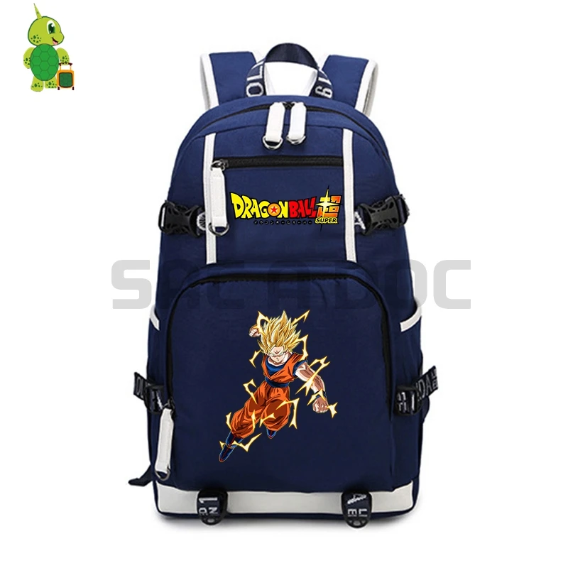 20 Dragon Ball Супер школьные сумки для подростков девочек мальчиков Супер Saiyan Goku Ssj3 рюкзак для ноутбука большой емкости дорожные сумки на плечо - Цвет: 20
