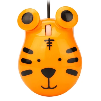 

Wired Computer Mini Mouse Cute Cartoon Tiger Bear Design Mouse USB Optical Small Muase For Laptop PC