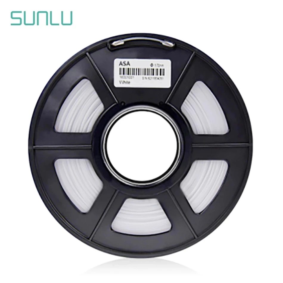 Sunlu asa filamento 1.75mm 1kg fdm impressora 3d impressão filamento precisão dimensional +/-0.02mm