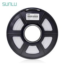 Sunlu asa filamento 1.75mm 1kg fdm impressora 3d impressão filamento precisão dimensional +/-0.02mm