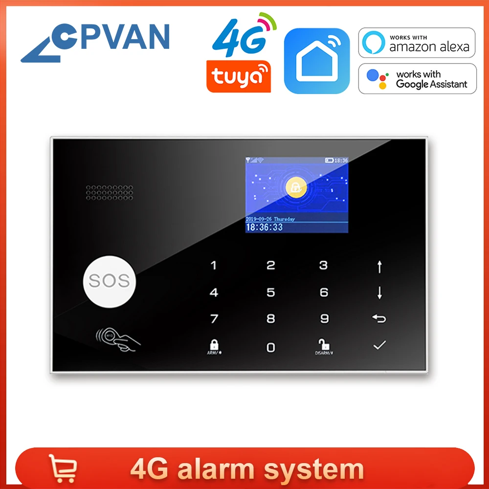 CPVAN 4G Wi-Fi GSM сигнализация Системы домашней охранной сигнализации умный приложение
