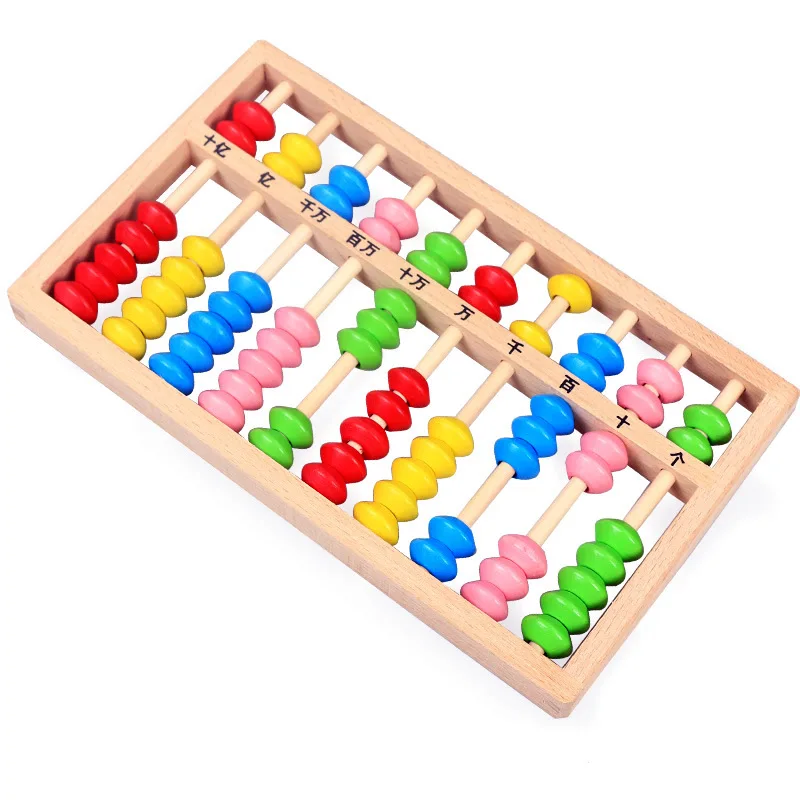 Деревянный десять 10 Archives Abacus Young STUDENT'S Mental Abacus расчетный диск старомодные учебные пособия по математике Children's Ed