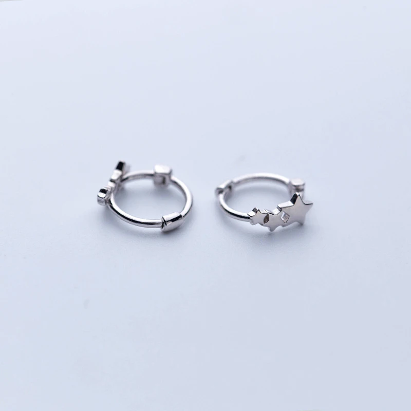 Серьги клипсы женские из серебра 100% пробы с подростками|Серьги-клипсы| |