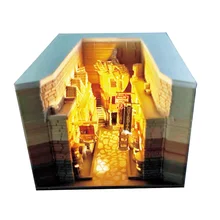 Omoshiroi Block 213 Sheet U.S Movie Diy Notepad Home Decoration Led Cube Diagonal House Decorative Cube Wedding Gift To friends