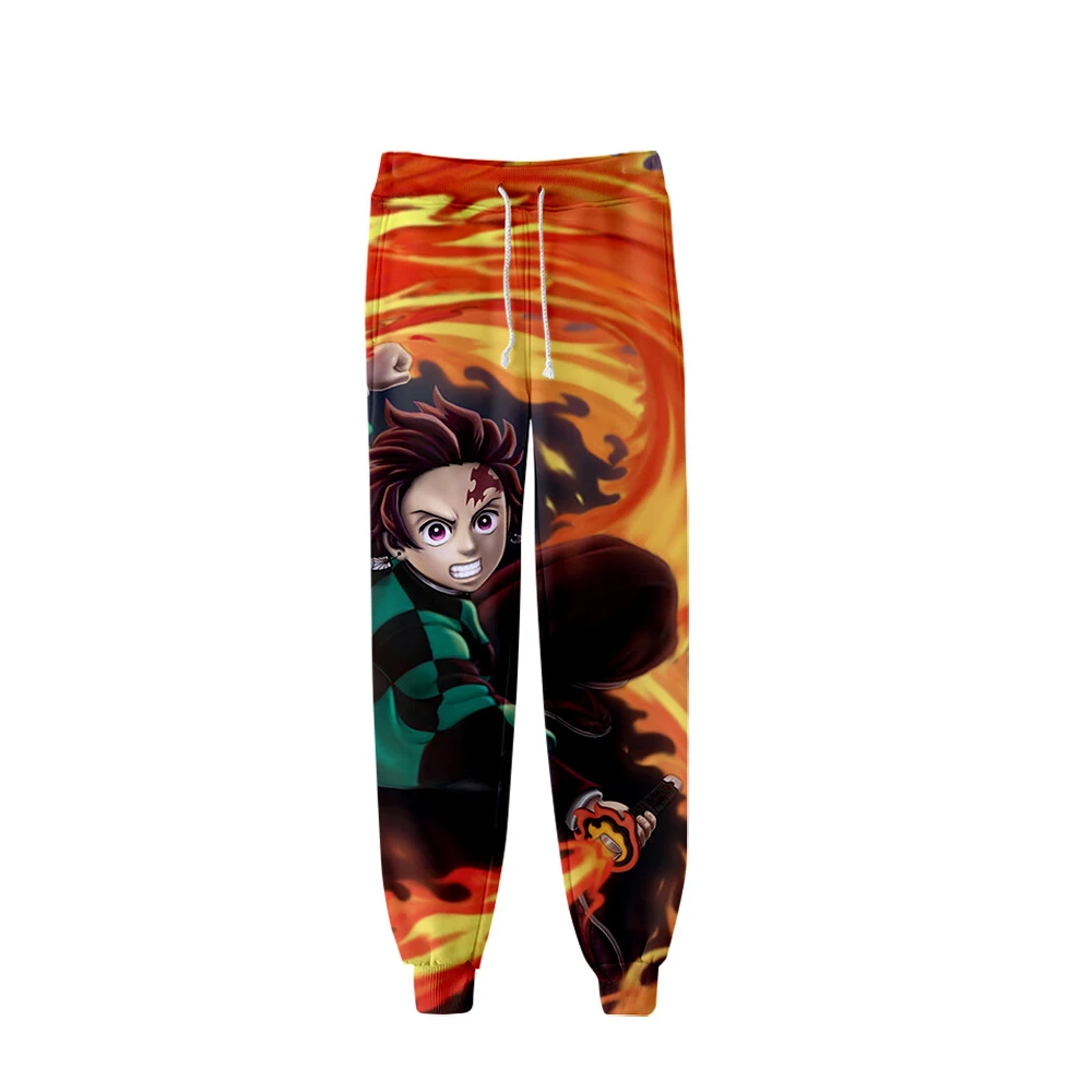LUCKYFRIDAY Популярные Аниме демон Slayer Kimetsu No Yaiba спортивные штаны хлопок мужские/женские тренировочные брюки японские повседневные штаны