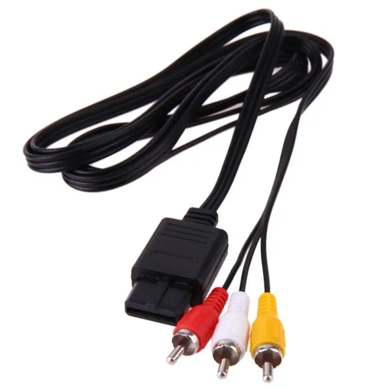 1,8 м 6 футов AV ТВ RCA игровой видеокабель шнур для Snes nintendo 64 N64