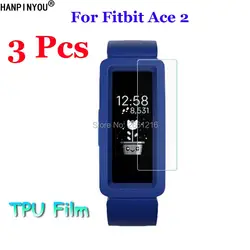 3 шт./лот для Fitbit Ace 2 Smart Watch Sport браслет мягкая защитная пленка tpu Экран протектор (не калёное Стекло)
