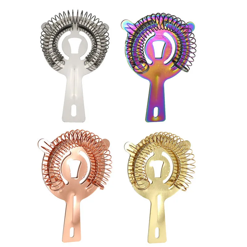 

Sunfili-Cocktail Shaker Ice Strainer, Bar Accessories, Stainless Steel Ice Filter, Barware Bar Tools