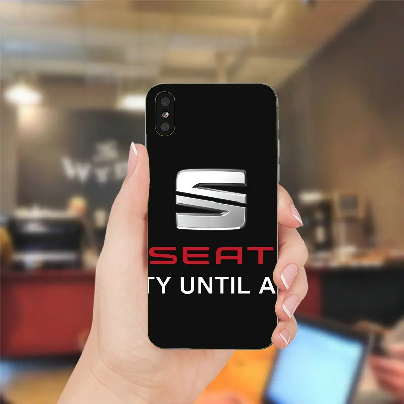 Чехлы для телефонов с логотипом автомобиля из мягкого ТПУ силикона для iPhone 4 4S 5 5C SE 5S 6 6S 7 8 Plus X XR XS 11 Pro Max