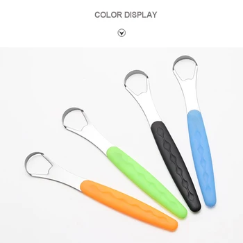 

Eliminate Bad Breath Tongue Scraper Cleaner Medical Grade Metal Tongue Scraping Cleaner For Adults & Kids