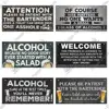 Putuo Decor Bar Signs Funny Wooden Signs Gifts Decorative Plaques In Bar Door Decoration Pub Club Hanging Home Decor 4