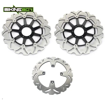 Preise BIKINGBOY Für Honda VFR 800 F Abfangjäger 1998-1999 VFR 800 Fi Abfangjäger 1998-2001 Vorne Hinten Bremse Discs Scheiben Rotoren