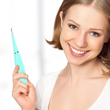 

Portable Electric Sonic Dental Scaler Tooth Calculus Remover Tooth Stains Tartar Tool Dentist Whiten Teeth Health Hygiene white