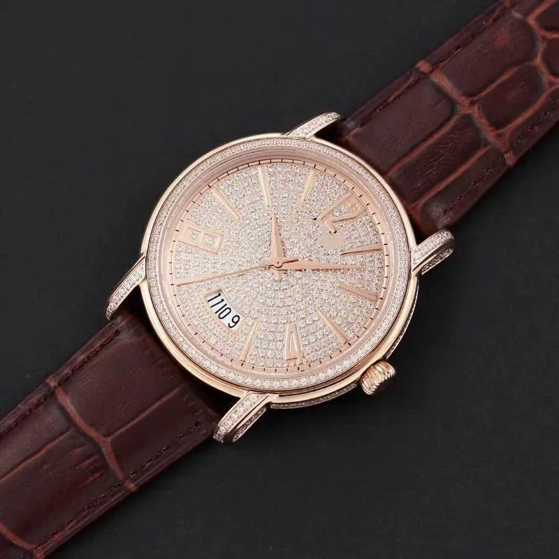 WG1026 Mens Watches Top Brand Runway Luxury European Design Automatic Mechanical Watch