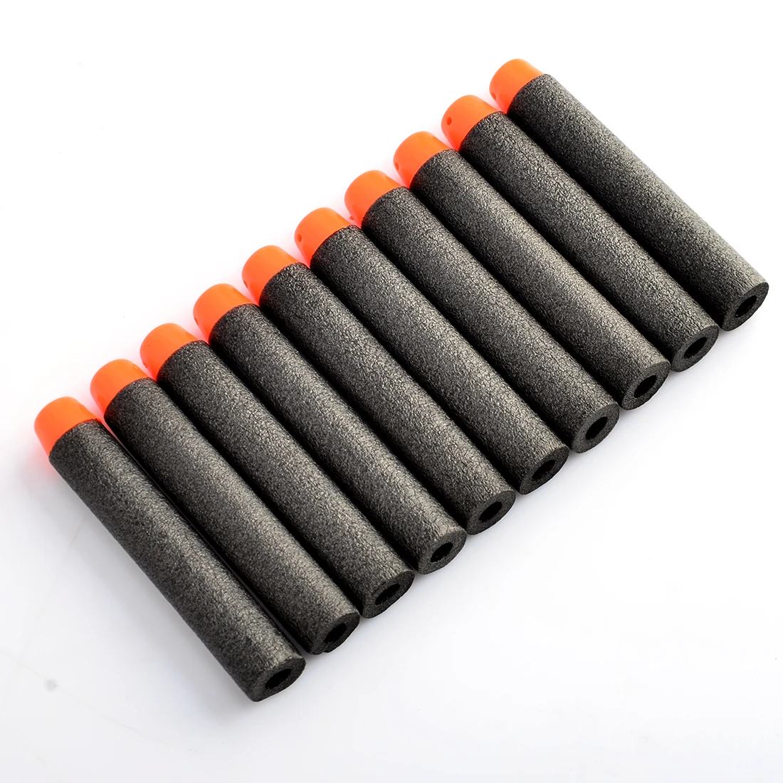 100pcs/200pcs/500pcs/1000pcs Fluorescence Dart Refills Universal Standard Round Head Hollow Foam Bullets for Nerf Toy Gun