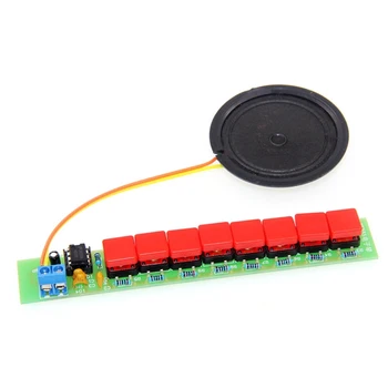 

NE555 Keyboard Parts DIY Electronic Eight Note Keyboard Production Kit