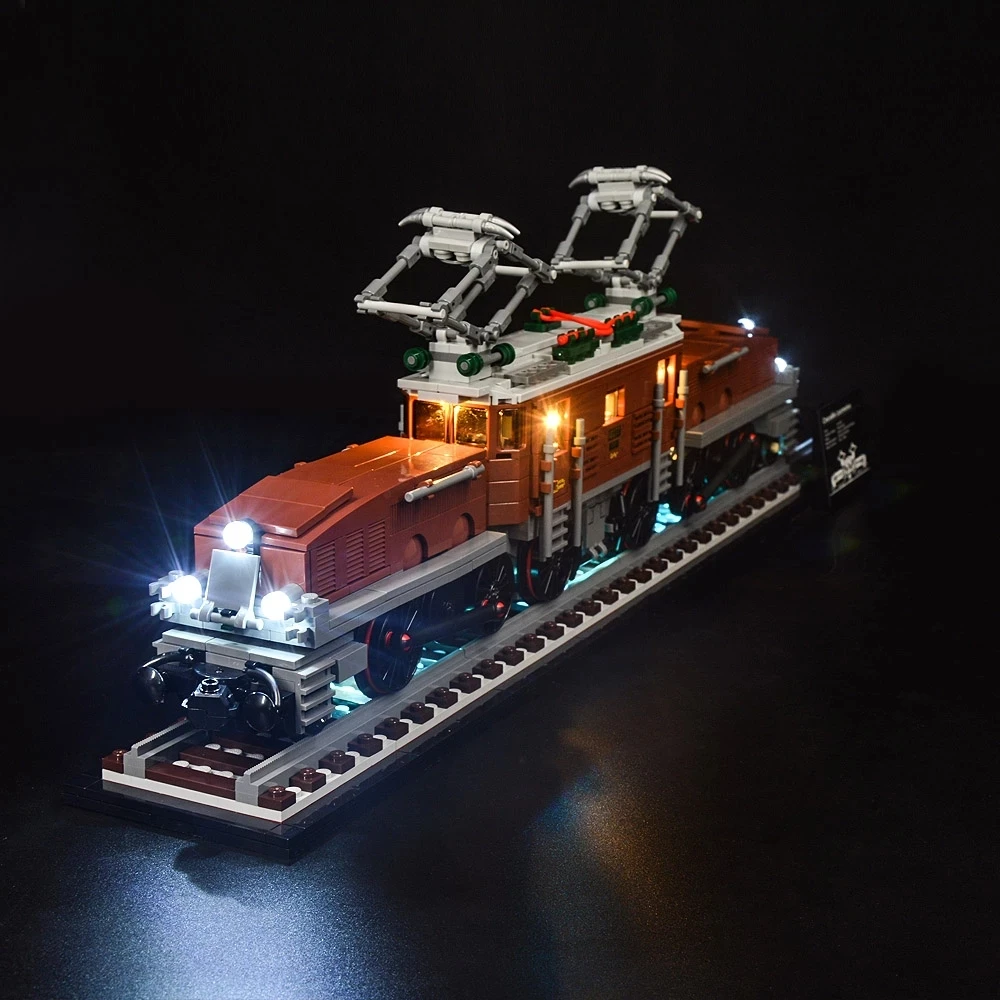 Kit Di Illuminazione A Led Per Locomotiva A Coccodrillo 10277 Modello Non Incluso